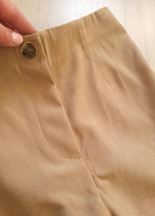 Брюки мікровільвет .zara. 3