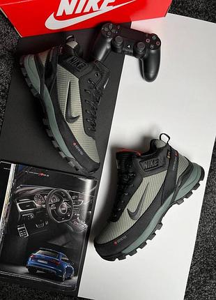 ❄️чоловічі кросівки nike rivah fur khaki black