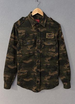 Чоловіча сорочка aeronautica militare (size s-m)