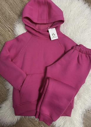 Шикарный новый костюм на девочку худи штаны стиль zara