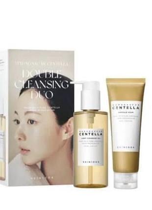 Набір для подвійного очищення шкіри skin1004 madagascar centella double cleansing duo