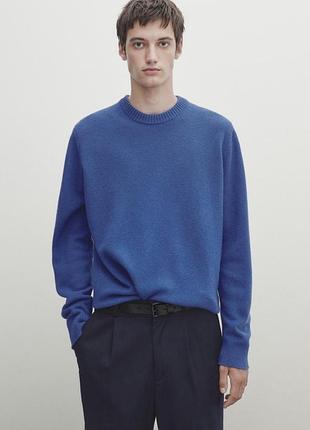 Светр  massimo dutti вовняний чоловічий кашемир