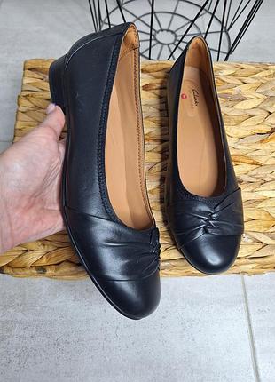 Туфли натуральная кожа clarks 39-40