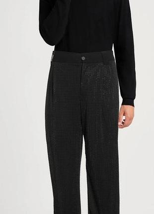 Штани з камінням versace jeans couture 48 м