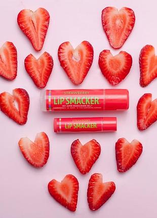 Бальзам для губ lip smacker “суниця”, 4 г