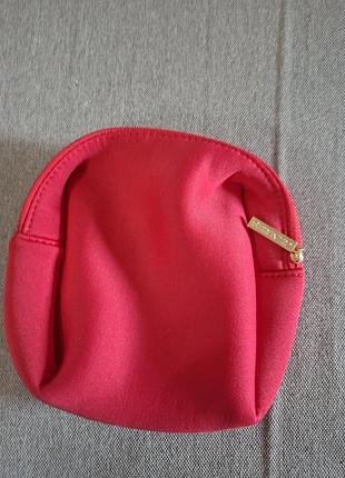 Косметичка clarins червона 3