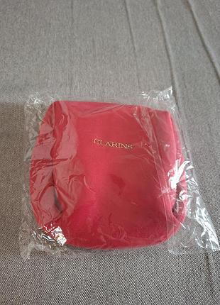 Косметичка clarins червона 6