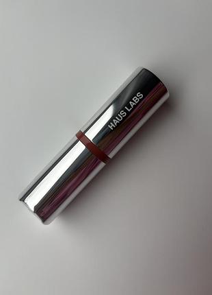 Румʼяна у стіку haus labs color fuse longwear hydrating glassy lip + cheek blush balm stick