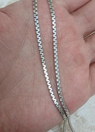 Серебряная цепочка 11,2 г клеймо звезда 925