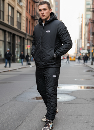 Комплект куртка и штаны утепленные, спортивный костюм зимний - осенний tnf