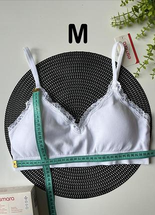 Топ в рубчик з мереживом esmara 6