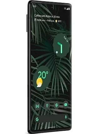Смартфон google pixel 6 pro 12/256gb-12/512gb stormy black refurbished, экран 6.7" amoled, 50+48+12/11мп, 1sim 3