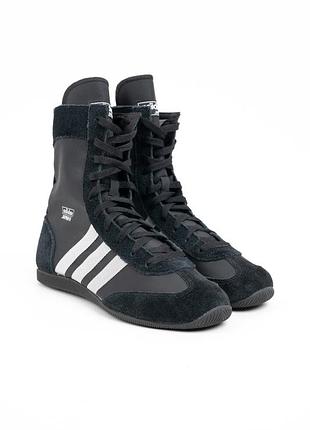 Боксерки adidas japan h w жіночі замшеві чорні розмір 40