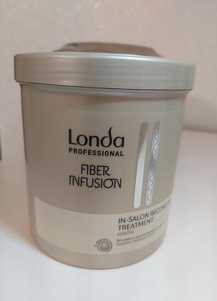 Маска для волосся londa professional fiber infusion in-salon reconstructive treatment з кератином для відновлення пошкодженого волосся