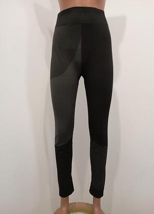 Бесшовные спортивные леггинсы термолосины primark work out с высокой посадкой, размер xl (46/48)