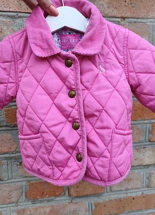Демісезонна куртка joules для дівчинки 3-6 місяців