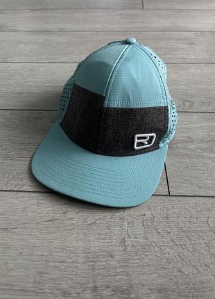 Кепка трекінгова ортовокс ortovox logo air trucker merino wool шерсть мериноса мериносова вовна бейсболка головний убір оригінал