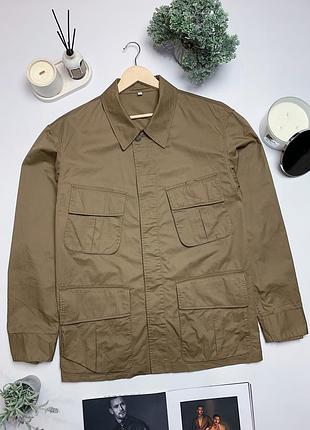 Куртка чоловіча uniqlo бавовняна хакі l-xl