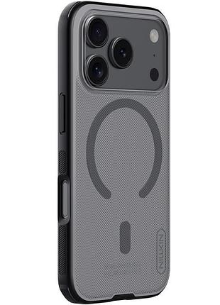 Чехол nillkin matte magnetic pro для apple iphone 17 pro max / 18 pro max (6.9") transparent black