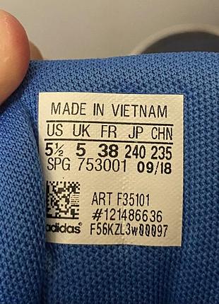 Кросівки adidas високі синьо-білі 4
