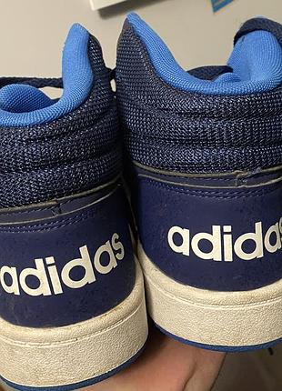 Кросівки adidas високі синьо-білі 2