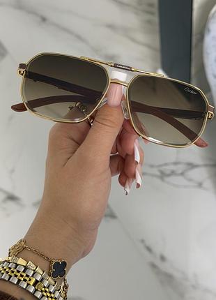 Сонцезахисні окуляри cartier люкс бренд