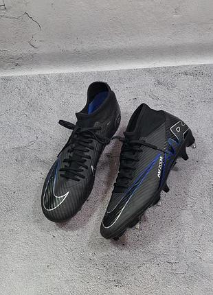 Бутсы nike zoom mercurial superfly 9 sg футбольные копочки vapor гибриды