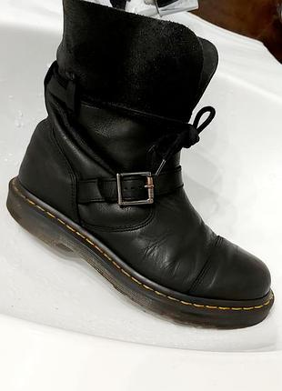 Dr. martens ботинки везде кожа толстая подошва унисекс