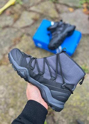 Adidas terrex black gray  wntr fur 2