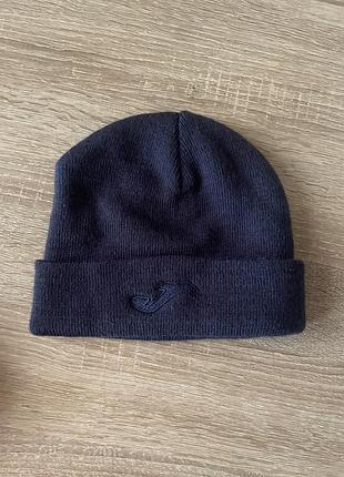 Темно-синя спортивна зимова шапка joma gorro