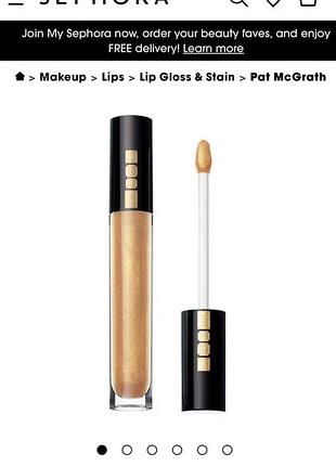 Блиск для губ pat mcgrath labs lust: lip gloss, відтінок blitz gold, 4,5 мл