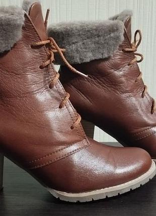 Женские зимние ботильоны vera blum, made in italy 2