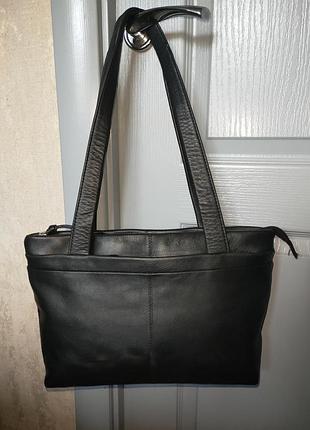 Кожаная женская сумка тоут jobis (genuine leather)