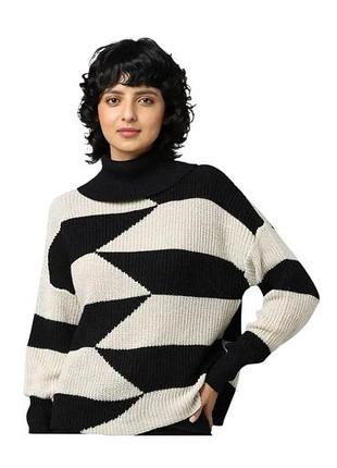 Светр жіночій  17&co  з геометричним рисунком розмір  l - xl