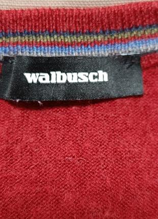 Walbusch джемпер (пуловер) мужской бордовый 6