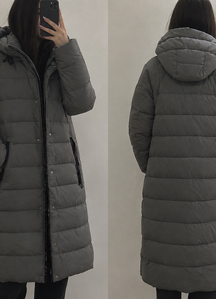 🩶 продам довгу зимову куртку
🧥 теплая удлиненная куртка серого цвета с капюшоном.
зимняя куртка с капюшоном xl (48) — 1800 грн