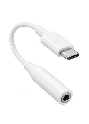 Оригинальный переходник samsung usb-c на 3.5 мм аудио джек (адаптер для наушников type-c)
