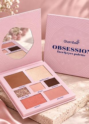 Палетка для макіяжу обличчя та очей glambee obsession, 17 r