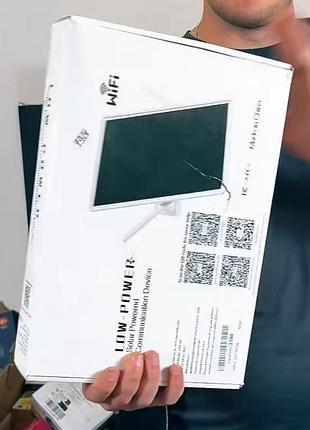 4g wifi роутер на сонячній батареї 26000 mah під sim карту
