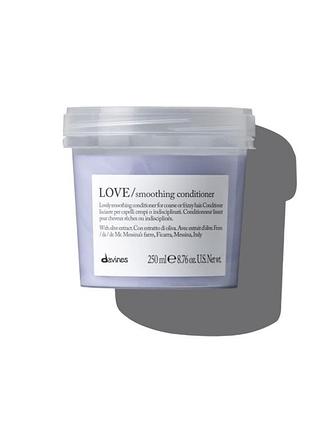 Кондиціонер для волосся davines love smoothing 250 мл