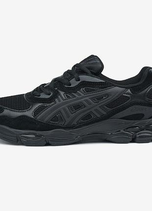Кросівки asics gel-nyc full black gore-tex termo