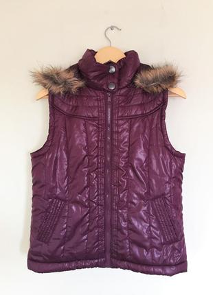 Безрукавка   yes or no жилетка m-l с капюшоном