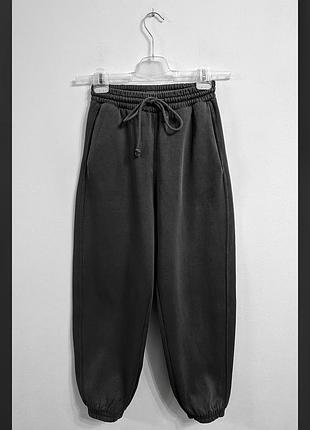 Брюки-багги спортивные вареные zara