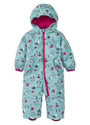 Вітро і вологозахисний зимовий комбінезон для дівчинки lupilu