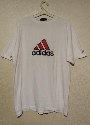 Футболка adidas (m-l) vintage rare оригинал редкая модель