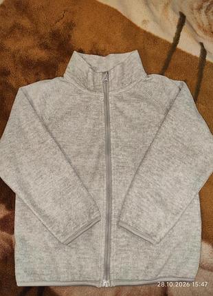 Дитяча флісова кофта h&m, 92р