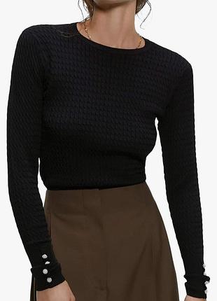 Чорний светр розмір м л zara