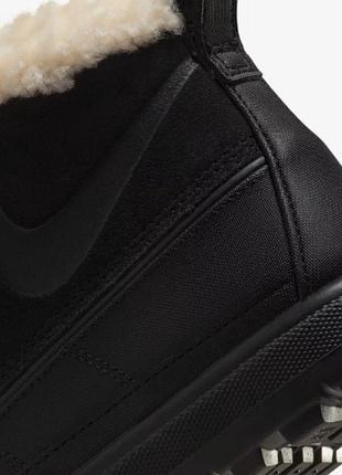 Черевики nike woodside chukka 2 чорні зимові жіночі