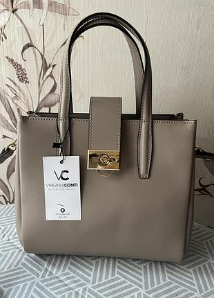 Сумка жіноча virginia conti шкіряна