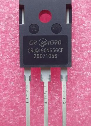 Транзистор crjq190n65gcf to-247-3l 650v 23a / 14.8a n-mosfet